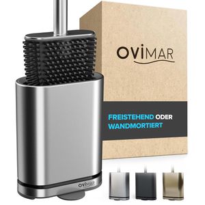 WC-Bürste ovimar Toilettenbürste Omofyr, silber