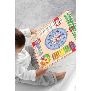 Produktbild für Lernspielzeug Goula 51309, Kalenderuhr Großformat