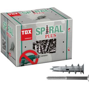 Schrauben-Dübel-Set Tox Spiral Plus 37-4 S