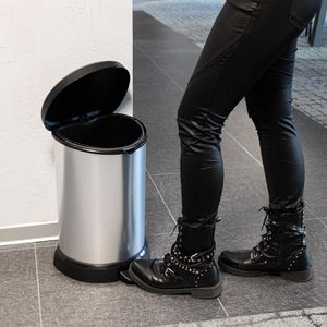 Produktbild für Mülleimer Curver Deco Bin Metallics, silber