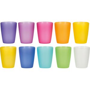 Trinkbecher Kigima Rainbow bunt, PP