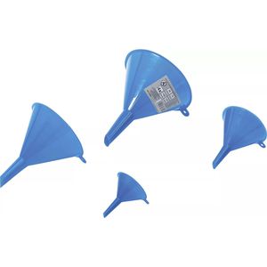 Trichter BGS-technic 8029, blau, 4-teiliges Set