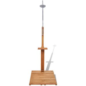 Produktbild für Gartendusche vidaXL 40857, Holz, Kaltwasserdusche, braun