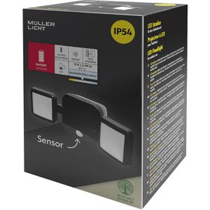 Produktbild für LED-Außenstrahler Müller-Licht Plaza Sensor 2, IP54 wasserfest
