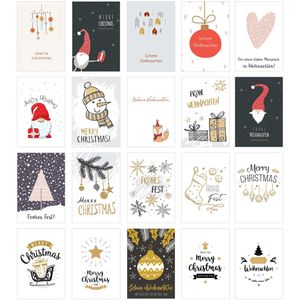 Weihnachtskarte Böttcher-AG 21109, sortiert