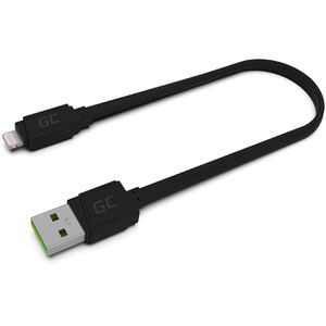 Ladekabel Green-Cell GC Matte, schwarz, 0,25m