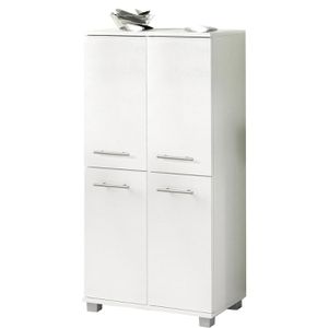 Badschrank Schildmeyer Isola 159193, mit 4 Füßen, weiß
