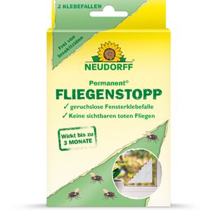 Produktbild für Fliegenfalle Neudorff Permanent Fliegenstopp, zum Ankleben