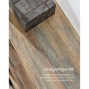 Produktbild für Bücherregal Vasagle LLS107B60, schwarz / braun