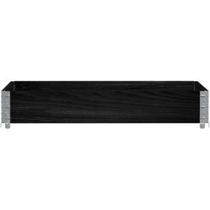 Produktbild für Palettenaufsatz vidaXL 4010272, schwarz, Holz