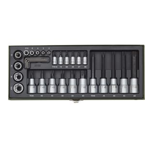 Produktbild für Steckschlüssel Proxxon TX, 23103, 29-teilig