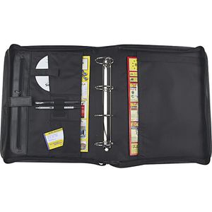 Produktbild für Schreibmappe Alassio 31502, Rimini, schwarz, Kunstleder