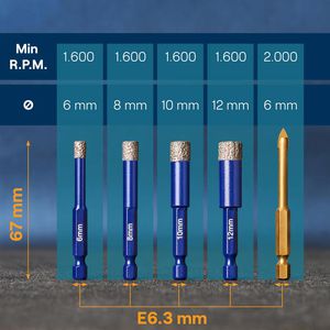 Produktbild für Diamantbohrer WERKSTEIN FBA, Set
