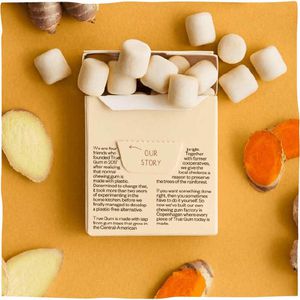 Produktbild für Kaugummis True-Gum Ingwer &amp; Kurkuma