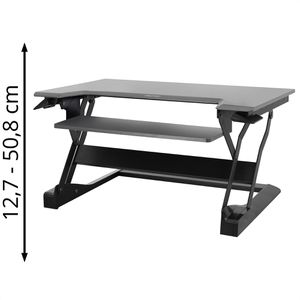 Schreibtischaufsatz Ergotron WorkFit-T, schwarz