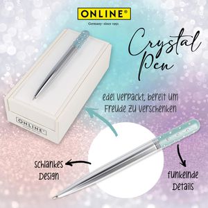 Produktbild für Kugelschreiber Online Crystal Pen Turquoise, 37079