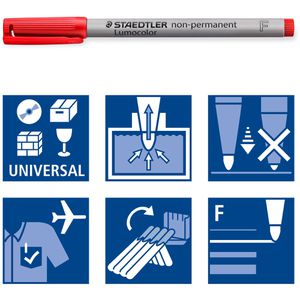 Produktbild für Folienschreiber Staedtler Lumocolor 316-2