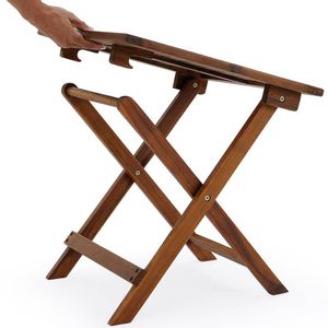 Produktbild für Beistelltisch CASARIA 100030, akazie, wetterfest, eckig