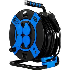 Produktbild für Kabeltrommel REV-Ritter blau, 40m