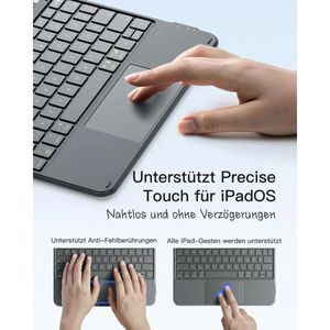 Produktbild für Tablet-Hülle Inateck KB04122-11, grau