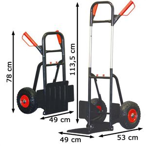 Produktbild für Sackkarre pro-bau-tec Stapelkarre 1-2-3 Profi