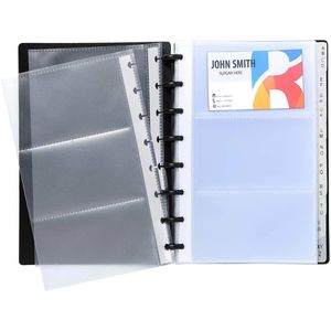 Produktbild für Visitenkartenmappe Exacompta 75151E, schwarz, A5