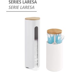 Produktbild für Wattepadspender Wenko Laresa, weiß