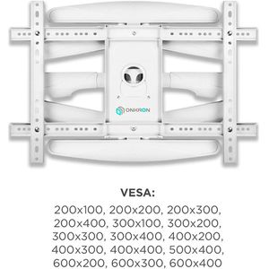 Produktbild für TV-Wandhalterung Onkron M6L-W, weiß