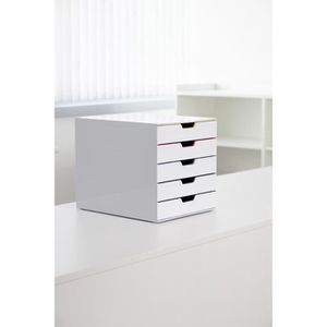 Produktbild für Schubladenbox Durable 762527, Varicolor Mix 5, A4