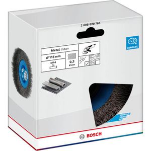 Produktbild für Drahtbürste Bosch 2608620765, Scheibenbürste Ø 115mm