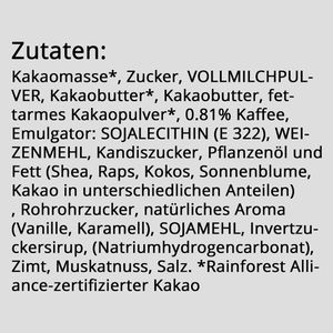 Produktbild für Minischokolade Cafe-Tasse Napolitains Tubo