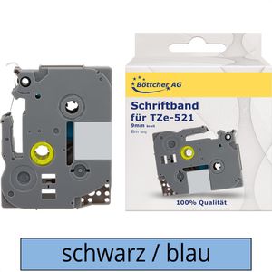 Schriftband Böttcher-AG für Brother TZe-521, 9mm