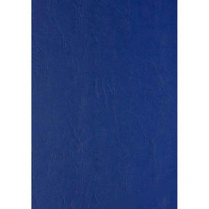 Deckblätter A4 Lederkarton dunkelblau , 100 Stück