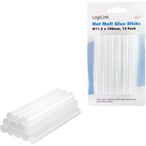 Heißklebesticks LogiLink WZ0054, transparent