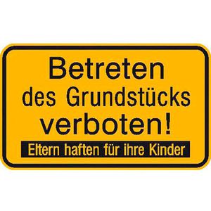 Hinweisschild SafetyMarking Aluminium