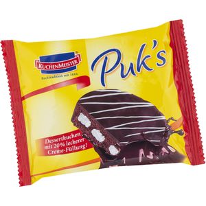 Produktbild für Kuchen KuchenMeister Puks Dessertkuchen, mit Creme &amp; Glasur