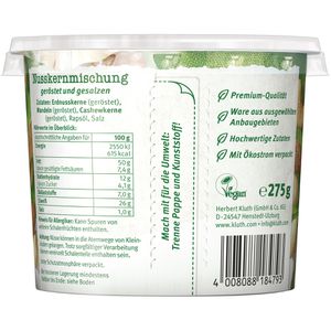 Produktbild für Nussmischung Kluth Nusskernmischung, im Becher