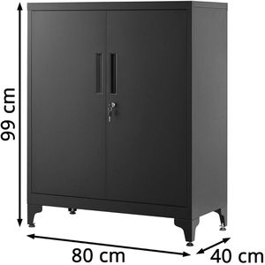 Produktbild für Aktenschrank Songmics OMC013B01, aus Metall