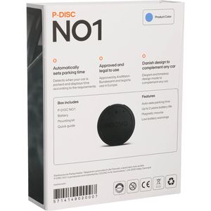 Produktbild für Parkscheibe OOONO P-DISC NO1, elektronisch
