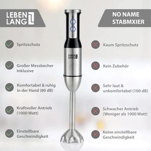 Produktbild für Stabmixer LEBENLANG LBL4589, Set