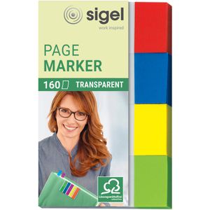 Haftmarker Sigel Page Marker, HN670, transparent