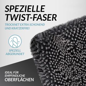 Produktbild für Trockentuch Glart Twist, 44TW6, 60 x 40 cm