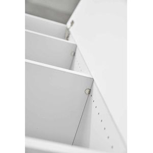 Produktbild für Kombischrank Hammerbacher Serie 9 Advanced, weiß / graphit