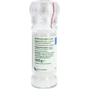 Produktbild für Salz Lebensbaum Meersalz, in der Mühle, BIO