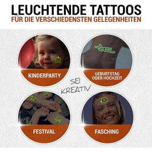 Produktbild für Transferpapier Skullpaper Leuchttattoo Laser, A4