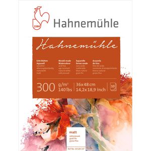 Produktbild für Aquarellpapier Hahnemühle Echt-Bütten, 36 x 48 cm
