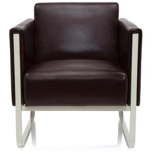 Loungesessel hJh-OFFICE ARUBA, 713324, braun