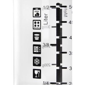 Produktbild für Messbecher wenco 555067, Messkanne, aus Glas