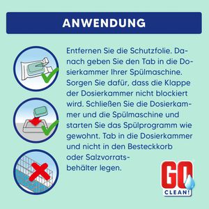 Produktbild für Spülmaschinentabs GOclean 12in1 Max Power