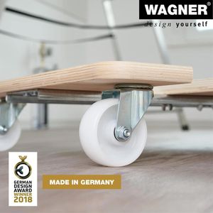 Produktbild für Möbelroller Wagner-System MM1332, Kunststoffrollen